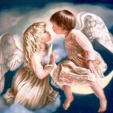 Схема вышивки «ангелы»