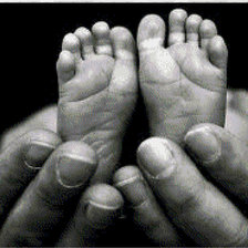 Схема вышивки «Детские ножки»