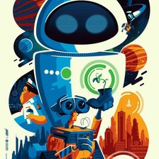 Схема вышивки «ЕВА и ВАЛЛИ»