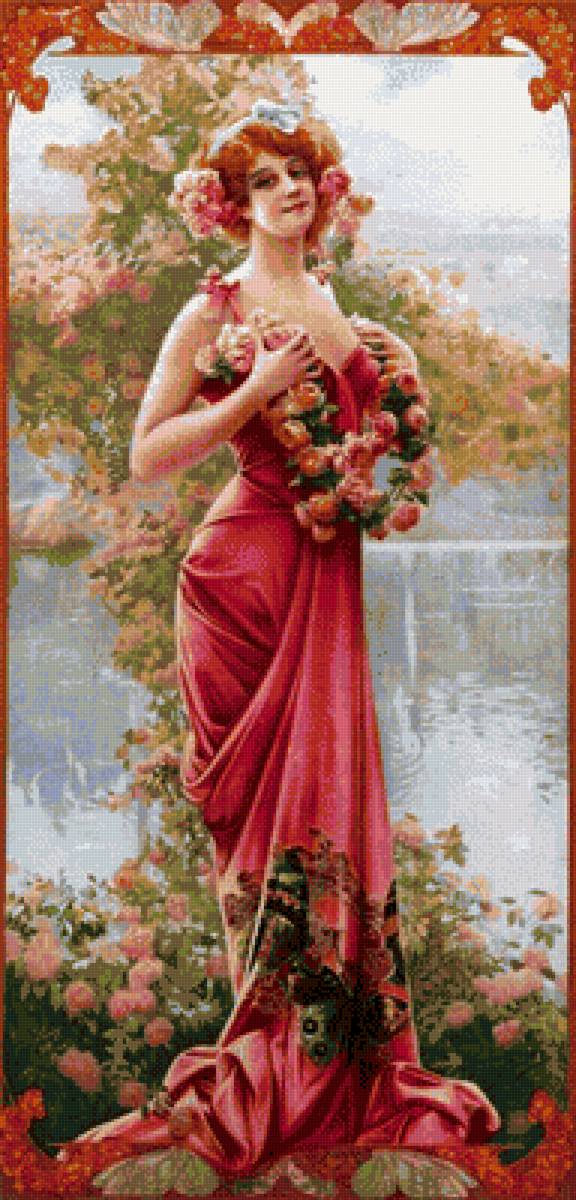 №1577396 - картина, девушка - предпросмотр