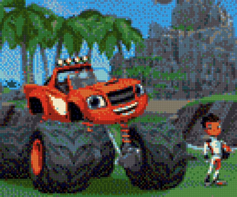 Вспыш и Эйждей - вспыш и чудо-машинки - предпросмотр