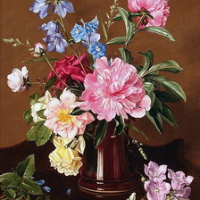 Схема вышивки «krásne kvety»