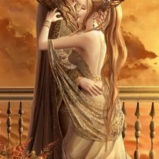 Схема вышивки «влюбленные»