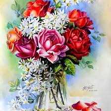 Схема вышивки «kytička»