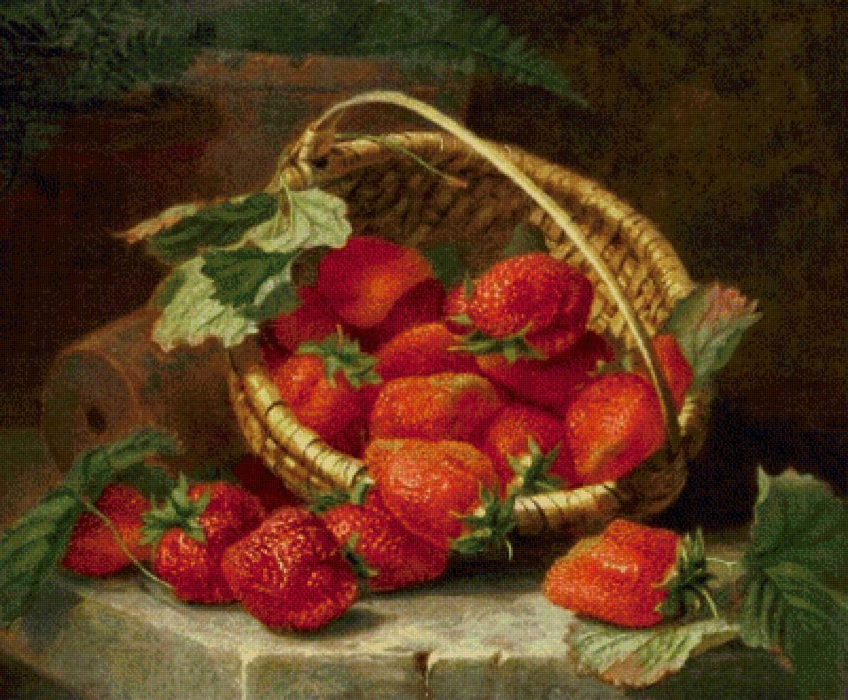 Клубника в корзине - клубника в корзине, ягоды - предпросмотр