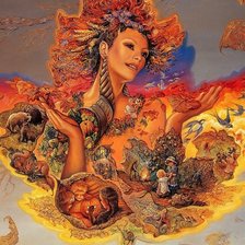 Схема вышивки «хаед девушка»