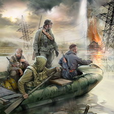 Схема вышивки «S.T.A.L.K.E.R. Штык»