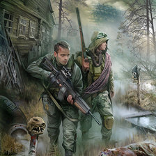 Схема вышивки «S.T.A.L.K.E.R. Тайна Полтергейста»