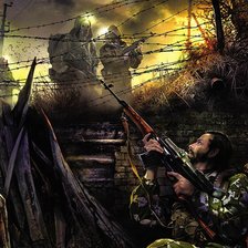 Схема вышивки «S.T.A.L.K.E.R. Засада»