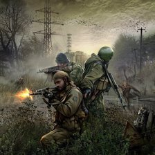 Схема вышивки «S.T.A.L.K.E.R. Чистое Небо»