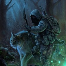 Схема вышивки «S.T.A.L.K.E.R. Рысь»