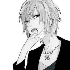 Схема вышивки «Куронеко»