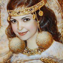 Схема вышивки «Красавица»