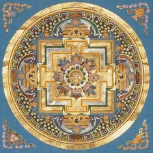 Схема вышивки «мандала ден.»