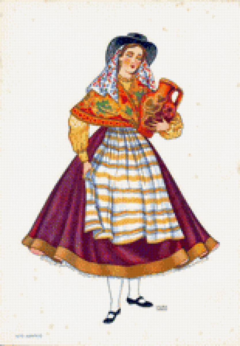 Alto Alentejo - trajes típicos - portugal - предпросмотр