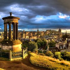 Схема вышивки «древний город»