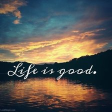 Схема вышивки «life is good2»