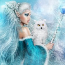 хаед девушка снежная