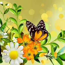 Схема вышивки «kvety»