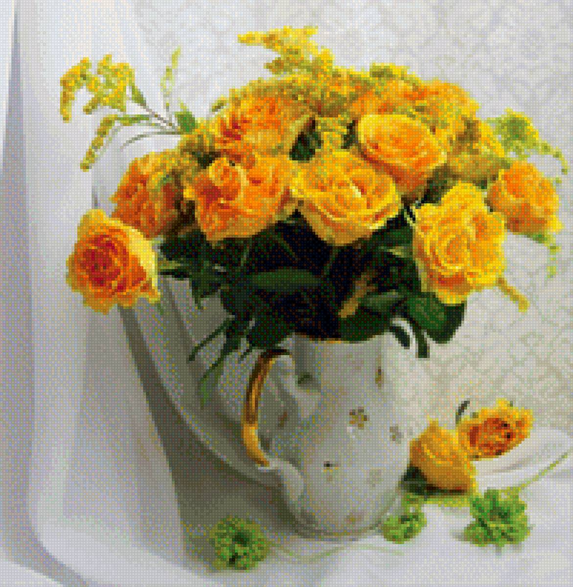 Желтые розы - предпросмотр