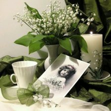 Схема вышивки «Ландыши»