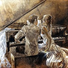 В четыре руки.