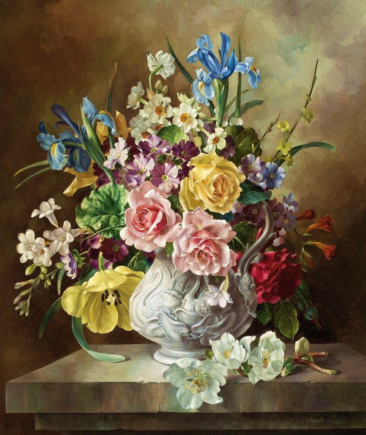 kvety,váza - оригинал