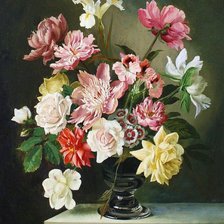 Схема вышивки «kvety»