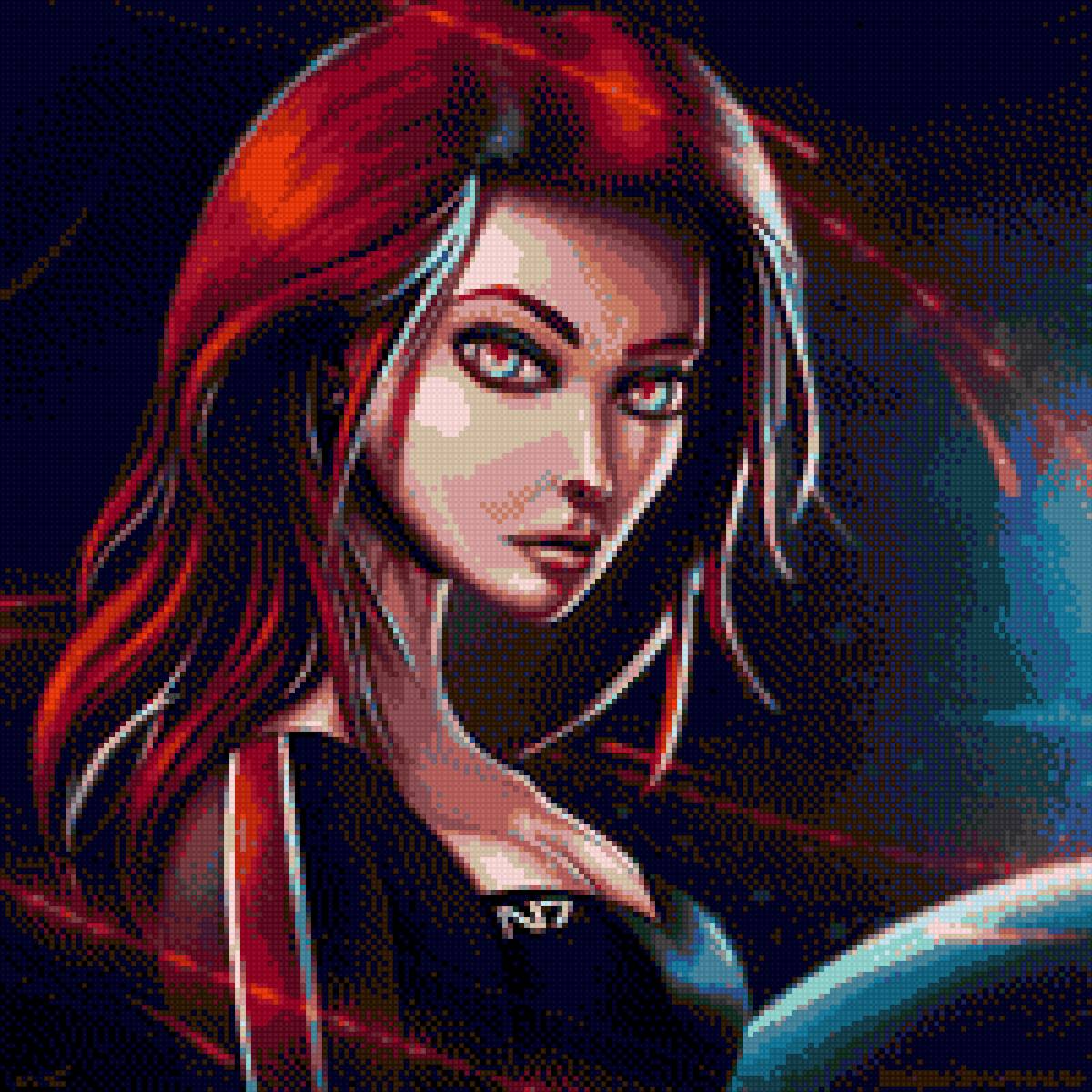 N7, мало цветов - игры, фантастика, девушки - предпросмотр