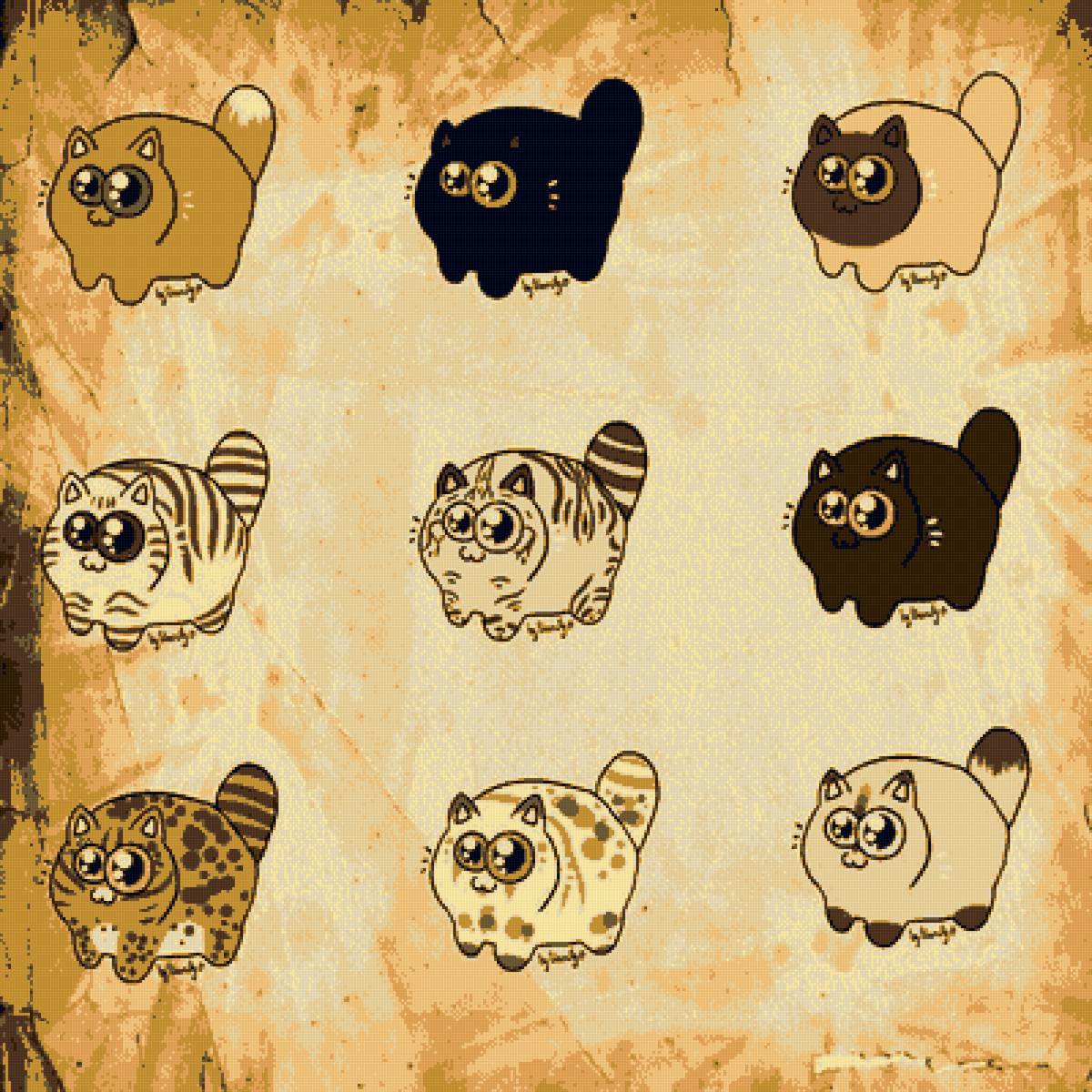 ковер  из котов 3 - предпросмотр