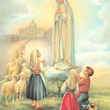 Схема вышивки «Nossa Senhora de Fátima - Portugal»