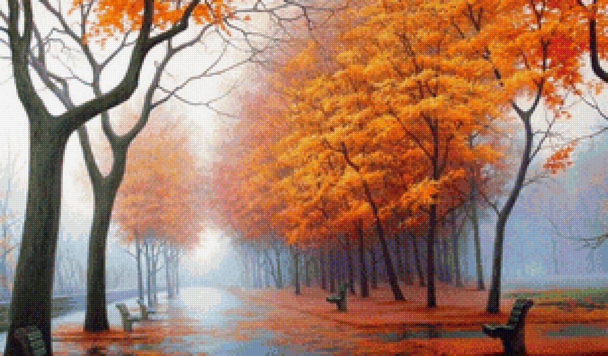 осень в городе - осень, дождь, город - предпросмотр