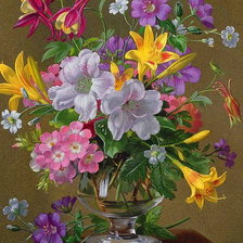 Схема вышивки «pekná kytica»