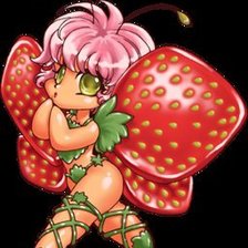 Схема вышивки «Фея-клубничка»