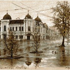 Схема вышивки «Старый город»