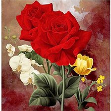 Схема вышивки «Букет цветов»