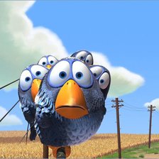 Схема вышивки «Воробьи»