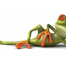 Схема вышивки «Лягушонок»