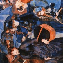 Схема вышивки «Ренуар. Зонтики»