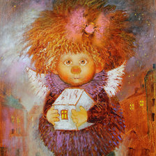 Схема вышивки «ангелочки»