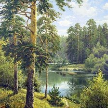 Схема вышивки «forrest»