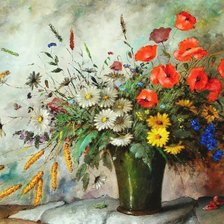 Схема вышивки «polny bukiet»