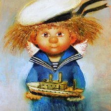 Схема вышивки «ангелочки»