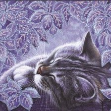 Схема вышивки «Кот»