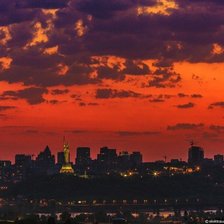 Схема вышивки «Киев ночной»