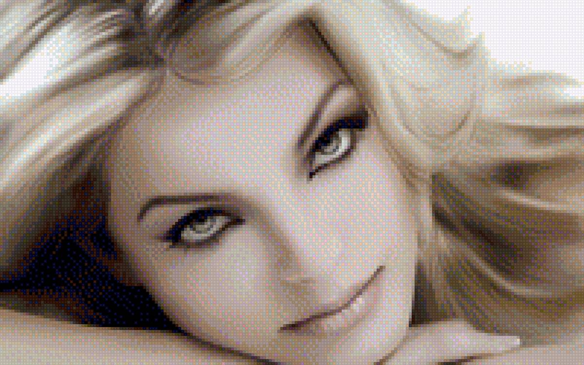 девушка - девушка, блондинка - предпросмотр