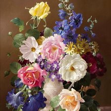 Схема вышивки «krásna kytica»