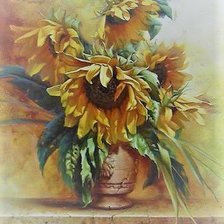 Схема вышивки «ПОДСОЛНУХИ»