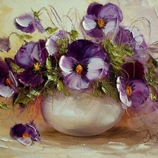 Схема вышивки «bratki»