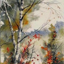 Схема вышивки «resztki jesieni»